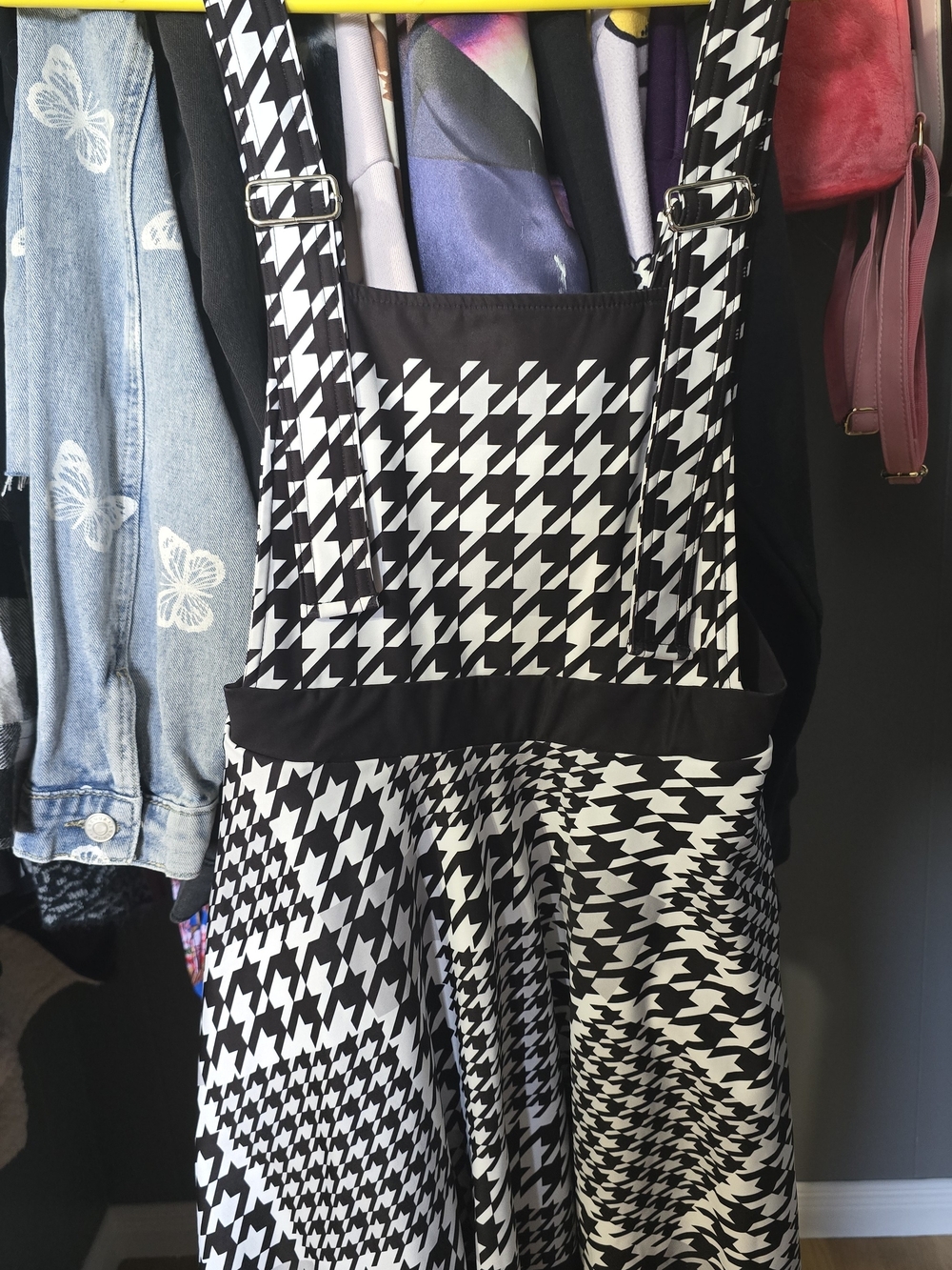 Blackmilk Houndstooth Overall Skirt